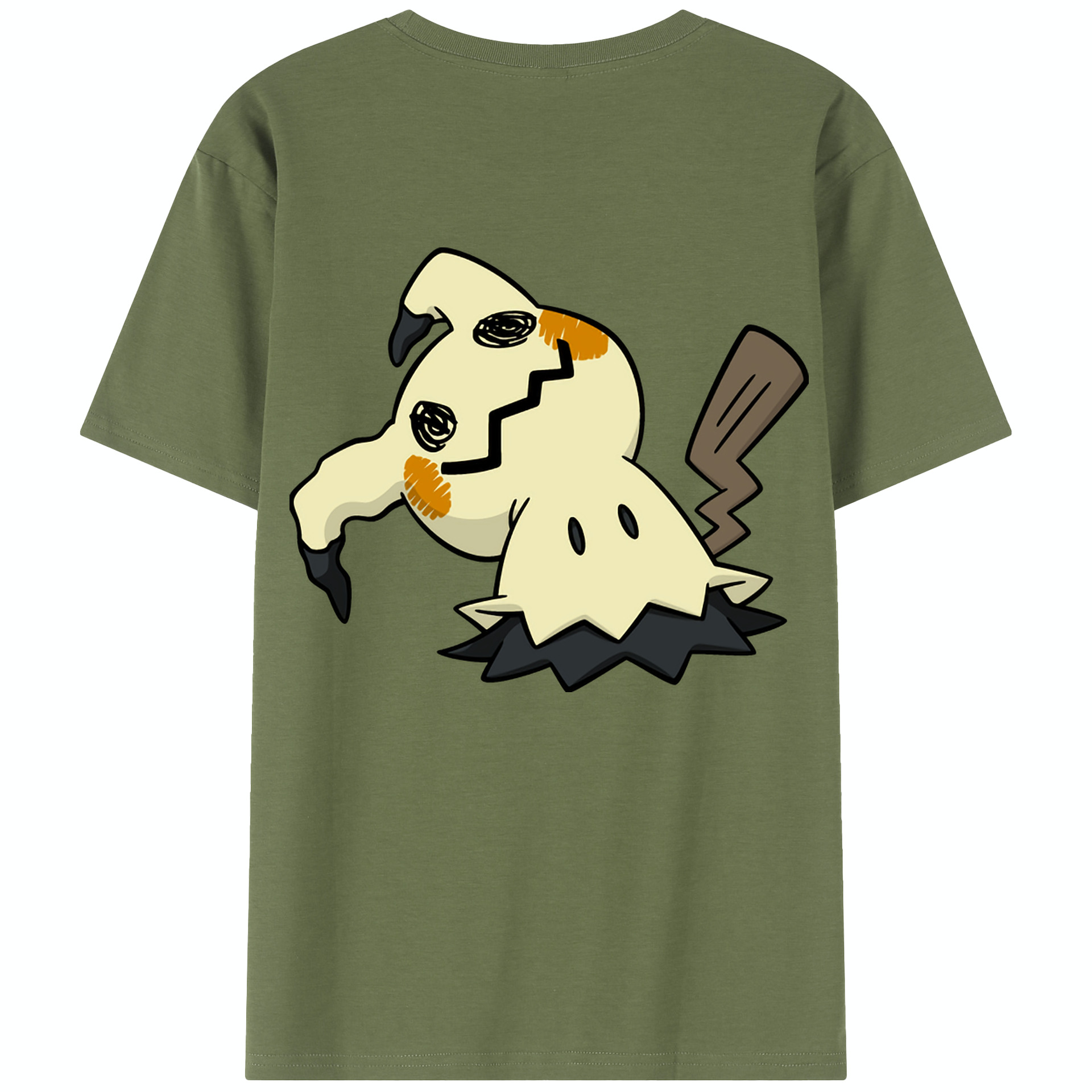 （画像用） ポケットモンスター Pokémon 綿100％半袖Tシャツ（背面プリント）